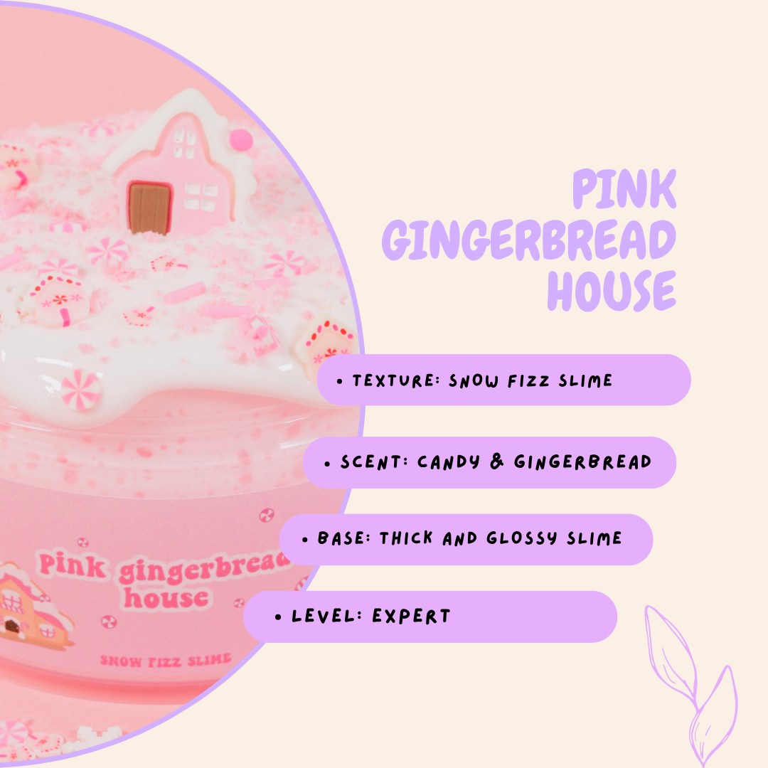 PINK GINGERBREAD HOUSE