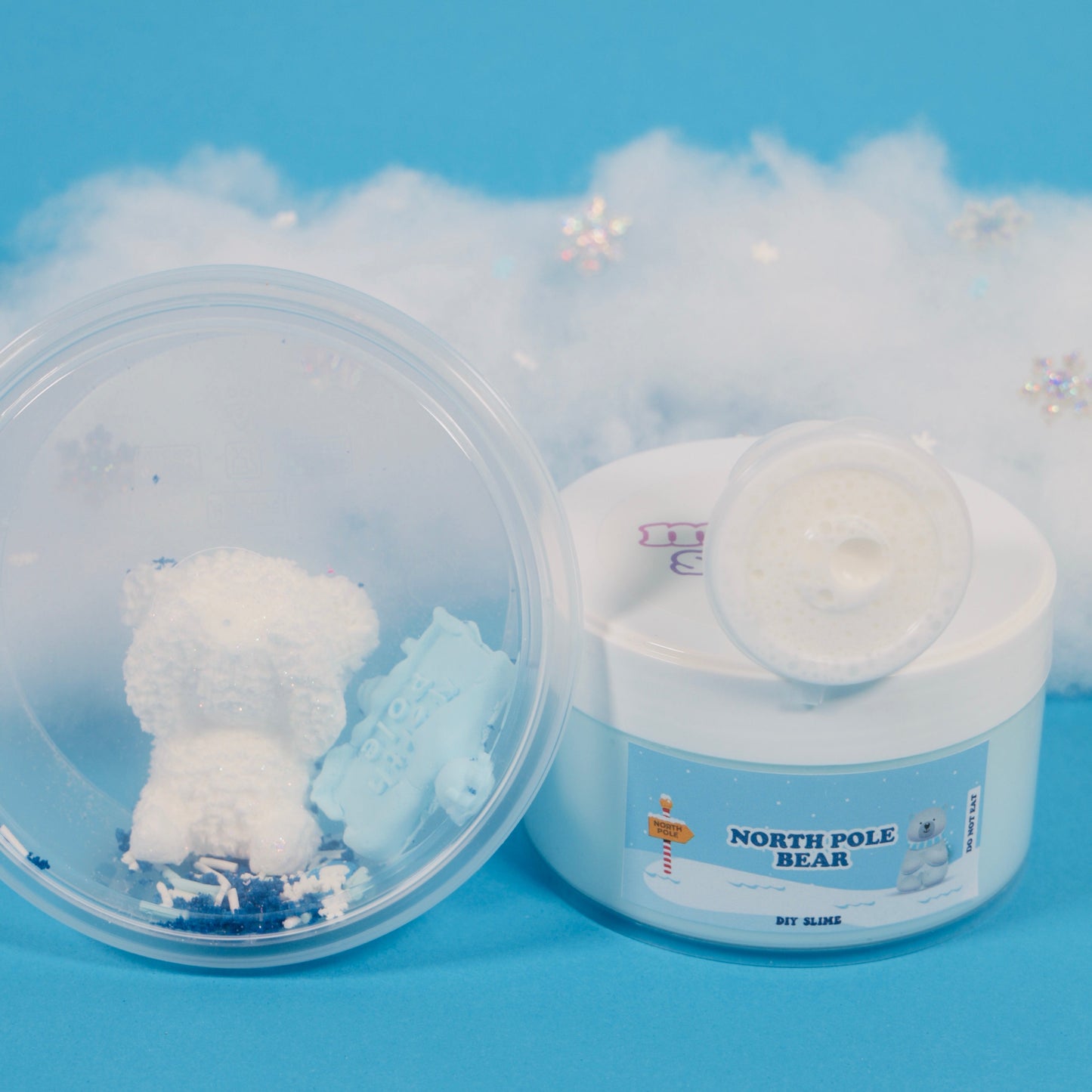 NORTH POLE BEAR 8OZ - Mochi Slime