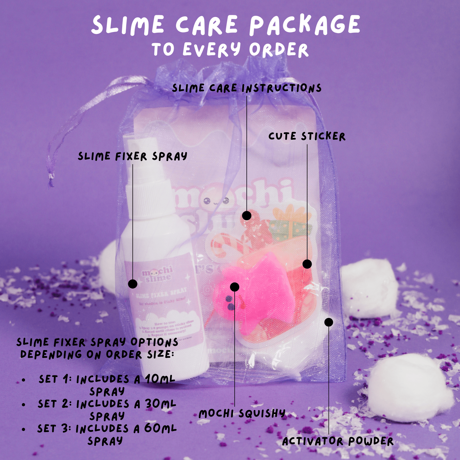 NORTH POLE BEAR 8OZ - Mochi Slime