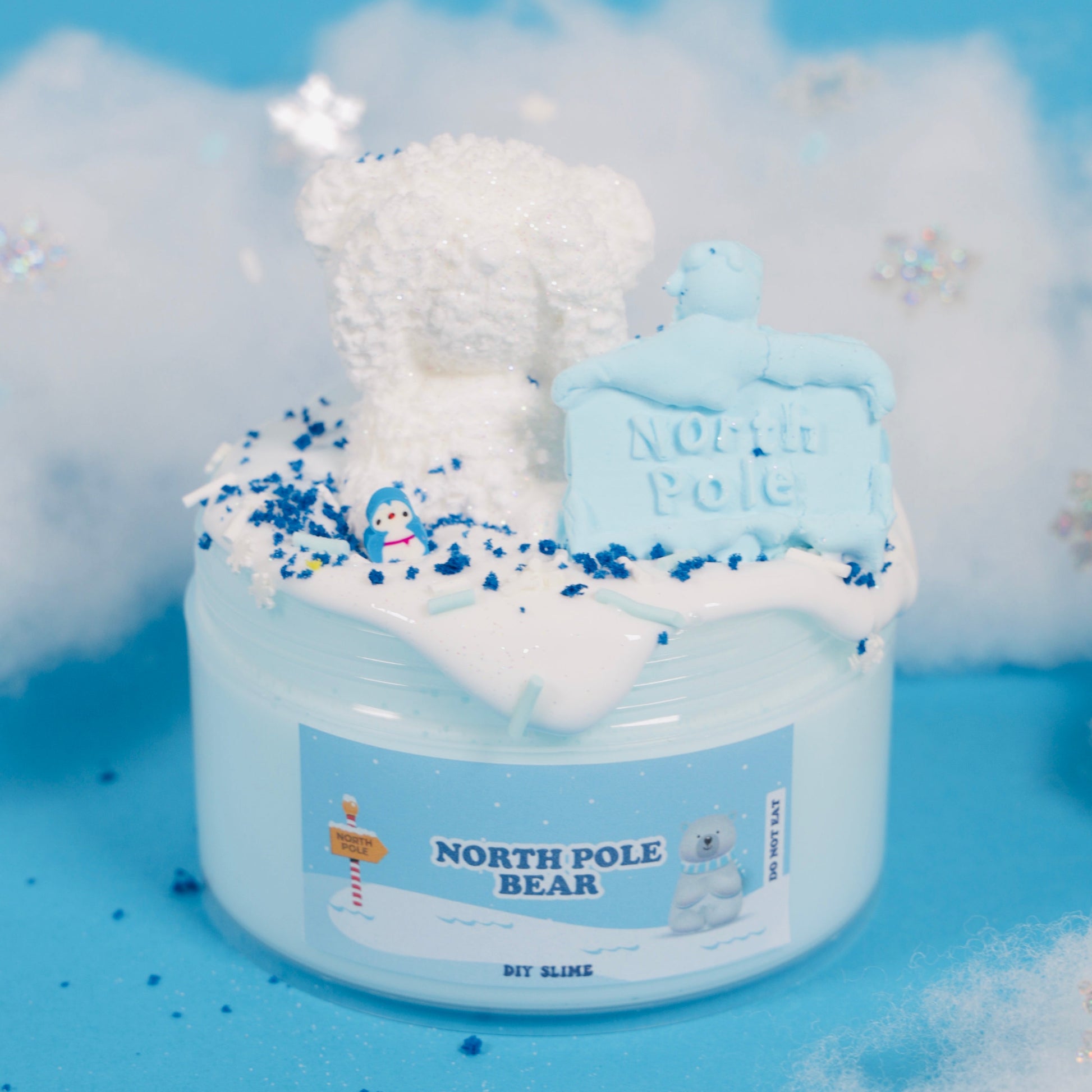 NORTH POLE BEAR 8OZ - Mochi Slime
