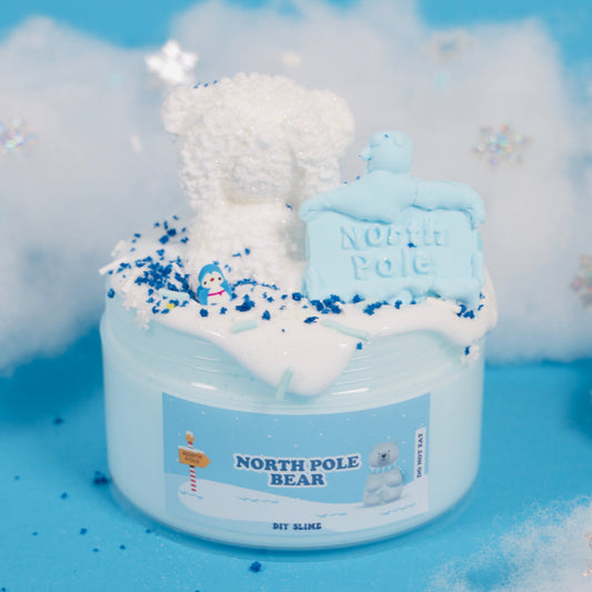 NORTH POLE BEAR 8OZ - Mochi Slime