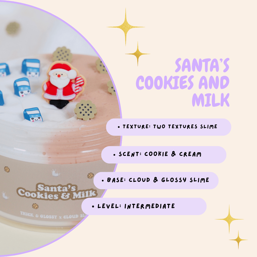 SANTA'S COOKIES & MILK - Mochi Slime